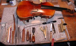 Setting Up Violins
